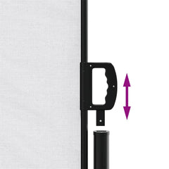 vidaXL Retractable Side Awning White 220x600 cm 6