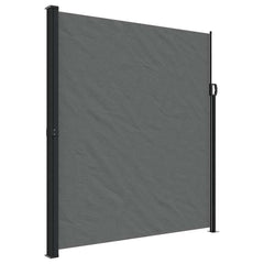 vidaXL Retractable Side Awning Anthracite 220x600 cm 2