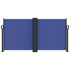 vidaXL Retractable Side Awning Blue 120x600 cm 3