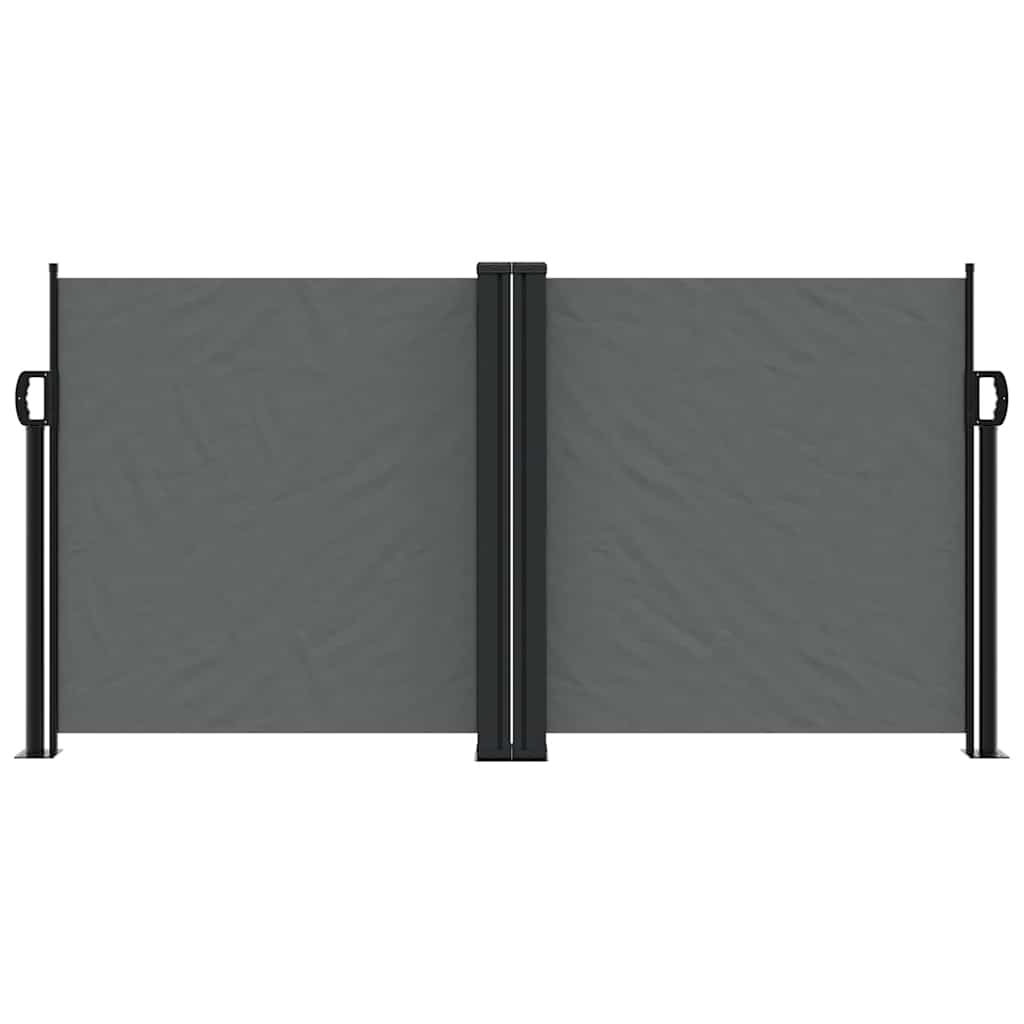 vidaXL Retractable Side Awning Anthracite 120x600 cm 3