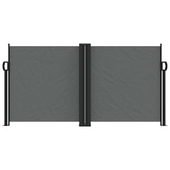 vidaXL Retractable Side Awning Anthracite 120x600 cm 3