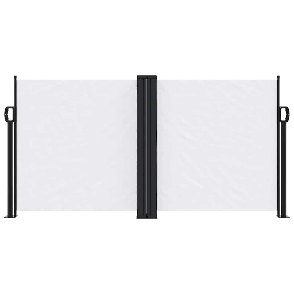 vidaXL Retractable Side Awning White 120x600 cm 3