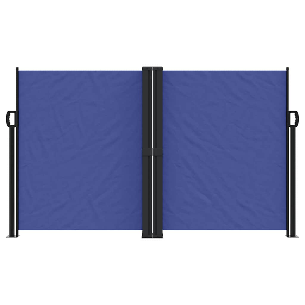 vidaXL Retractable Side Awning Blue 140x600 cm 3