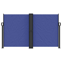 vidaXL Retractable Side Awning Blue 140x600 cm 3