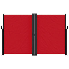 vidaXL Retractable Side Awning Red 160x600 cm 3