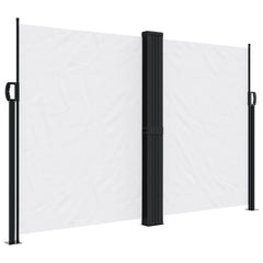 vidaXL Retractable Side Awning White 160x600 cm 2