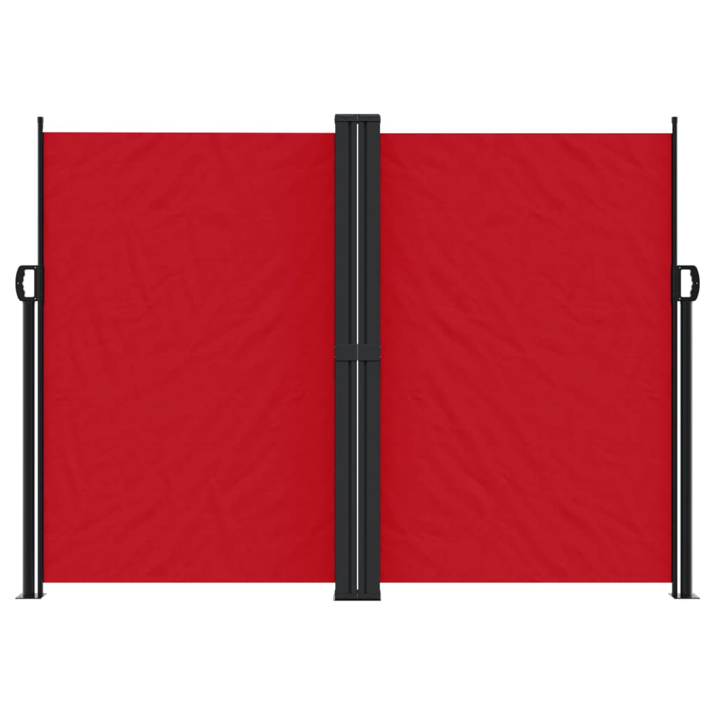 vidaXL Retractable Side Awning Red 180x600 cm 3