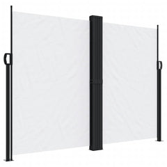 vidaXL Retractable Side Awning White 180x600 cm 2