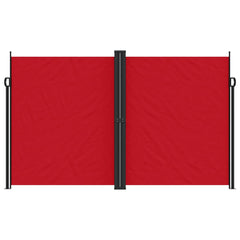 vidaXL Retractable Side Awning Red 200x600 cm 3