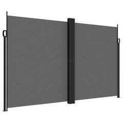 vidaXL Retractable Side Awning Anthracite 200x600 cm 2