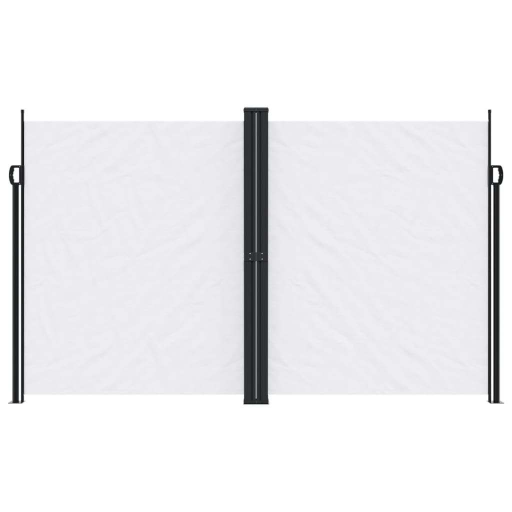 vidaXL Retractable Side Awning White 200x600 cm 3