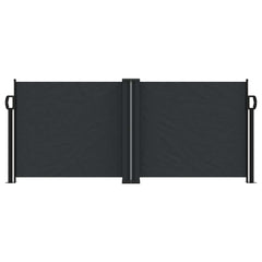vidaXL Retractable Side Awning Black 100x1000 cm 3