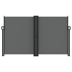 vidaXL Retractable Side Awning Anthracite 140x1000 cm 3