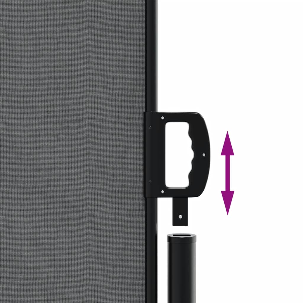 vidaXL Retractable Side Awning Anthracite 140x1000 cm 6