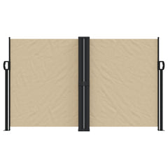 vidaXL Retractable Side Awning Beige 140x1000 cm 3