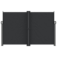 vidaXL Retractable Side Awning Black 160x1000 cm 3