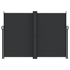 vidaXL Retractable Side Awning Black 180x1000 cm 3