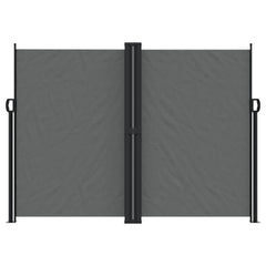 vidaXL Retractable Side Awning Anthracite 180x1000 cm 3
