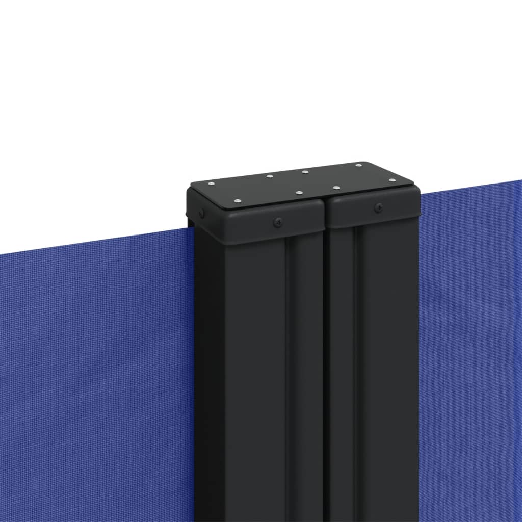 vidaXL Retractable Side Awning Blue 200x1000 cm 6