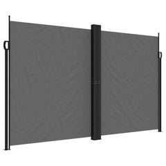 vidaXL Retractable Side Awning Anthracite 200x1000 cm 2