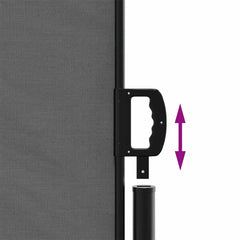 vidaXL Retractable Side Awning Anthracite 200x1000 cm 6