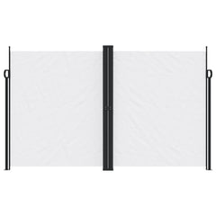 vidaXL Retractable Side Awning White 200x1000 cm 3