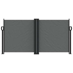 vidaXL Retractable Side Awning Anthracite 120x1200 cm 3