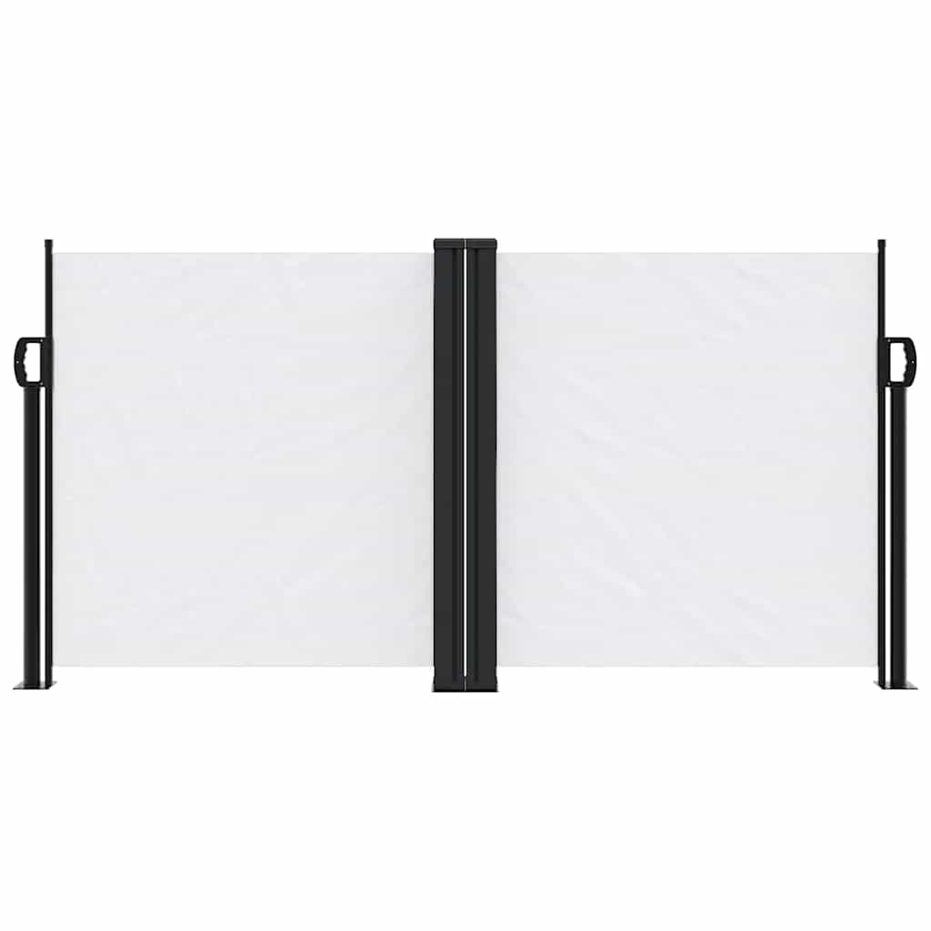 vidaXL Retractable Side Awning White 120x1200 cm 3