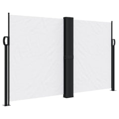 vidaXL Retractable Side Awning White 140x1200 cm 2
