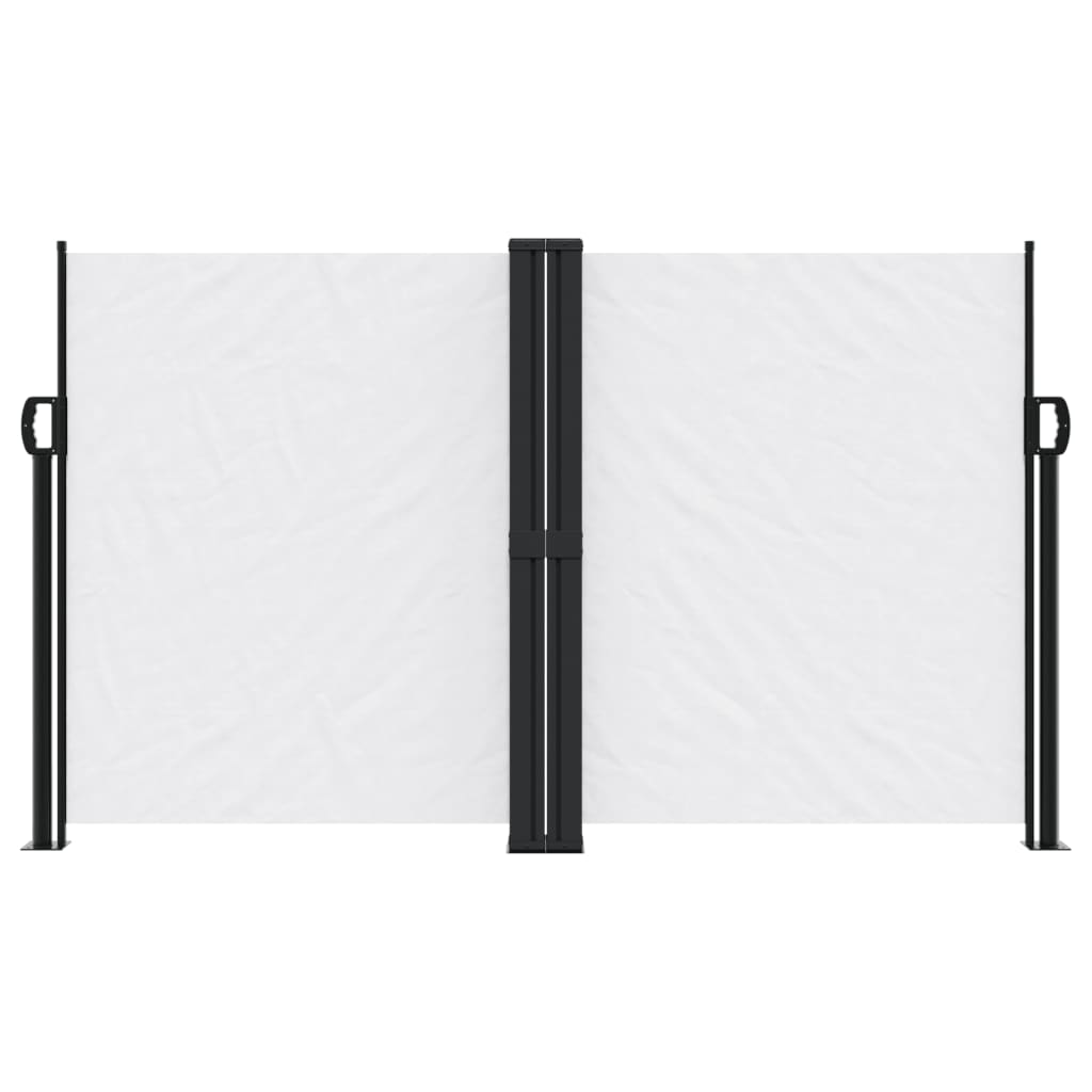 vidaXL Retractable Side Awning White 140x1200 cm 3