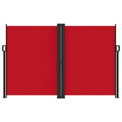 vidaXL Retractable Side Awning Red 160x1200 cm 3