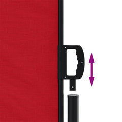 vidaXL Retractable Side Awning Red 160x1200 cm 6