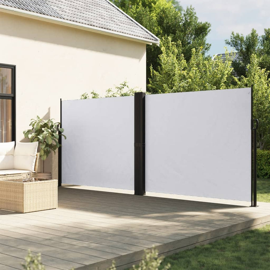 Retractable Side Awning White