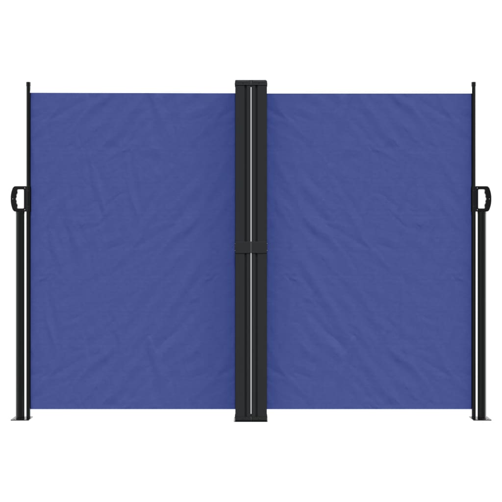 vidaXL Retractable Side Awning Blue 180x1200 cm 3