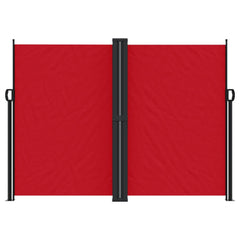 vidaXL Retractable Side Awning Red 180x1200 cm 3