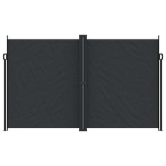vidaXL Retractable Side Awning Black 200x1200 cm 3