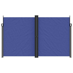 vidaXL Retractable Side Awning Blue 200x1200 cm 3