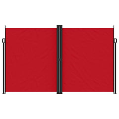 vidaXL Retractable Side Awning Red 200x1200 cm 3