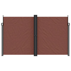 vidaXL Retractable Side Awning Brown 200x1200 cm 3