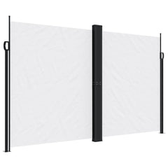 vidaXL Retractable Side Awning White 200x1200 cm 2