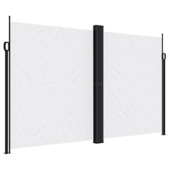 vidaXL Retractable Side Awning White 200x1200 cm 2