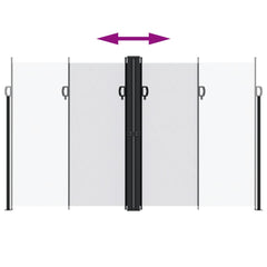 vidaXL Retractable Side Awning White 200x1200 cm 5