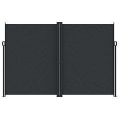 vidaXL Retractable Side Awning Black 220x1200 cm 3