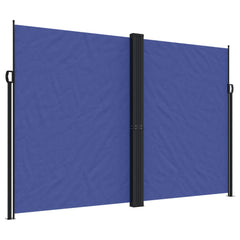 vidaXL Retractable Side Awning Blue 220x1200 cm 2