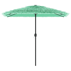 Garden Parasol with Steel Pole Green 248 cm 248 cm 248 cm