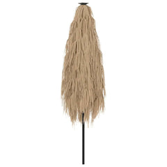 vidaXL Garden Parasol with Steel Pole Brown 300x200x250 cm 6
