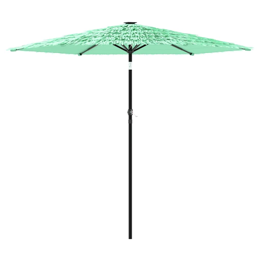 Garden Parasol with Steel Pole Green 268 cm 226 cm 268 cm