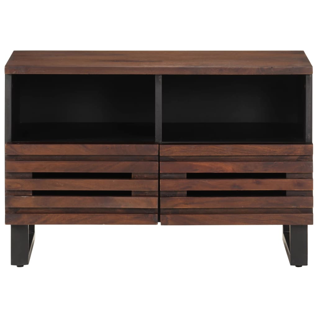 vidaXL TV Cabinet Brown 70x34x46 cm Solid Wood Mango 2