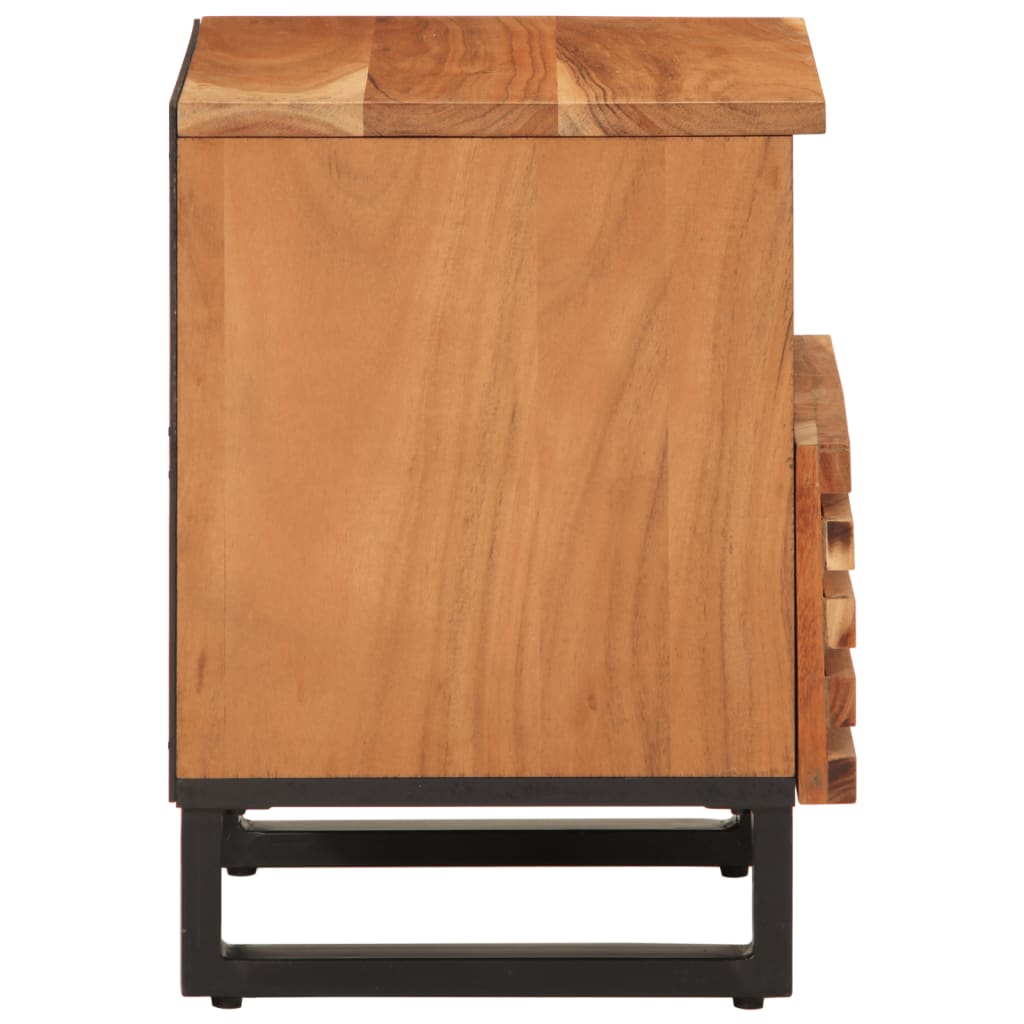 vidaXL Bedside Cabinet 40x33x46 cm Solid Wood Acacia 4