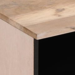 vidaXL Bedside Cabinet 40x33x46 cm Solid Wood Bleached Mango 6